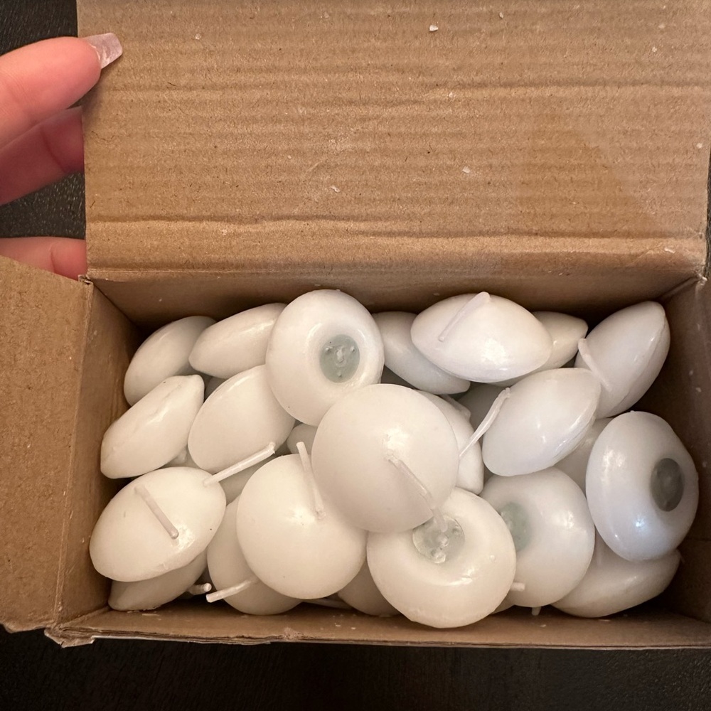 White Floating Candles